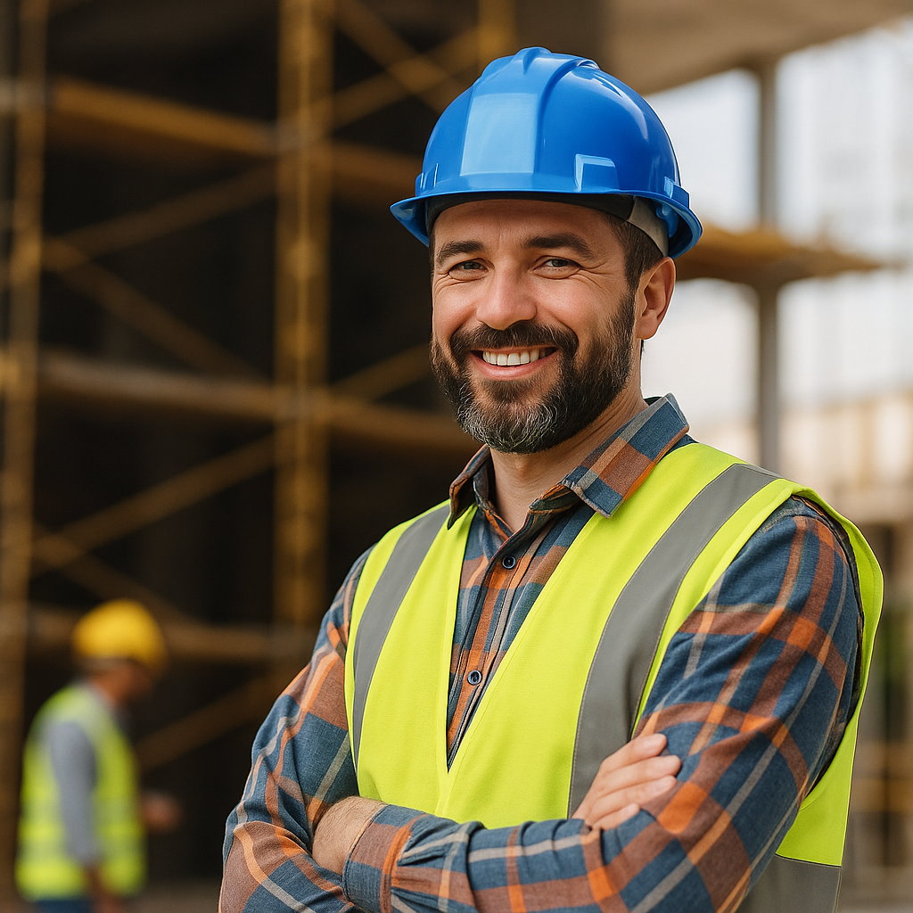 Banner de Treinamentos EAD com paleta azul e laranja